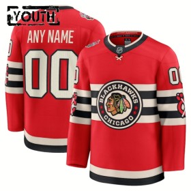 Chicago Blackhawks Fanatics Premium NHL Custom 2024-25 Winter Classic Rot Trikot - Kinder